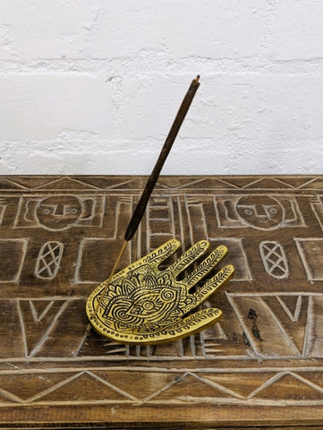 Brass Hand Incense Holder